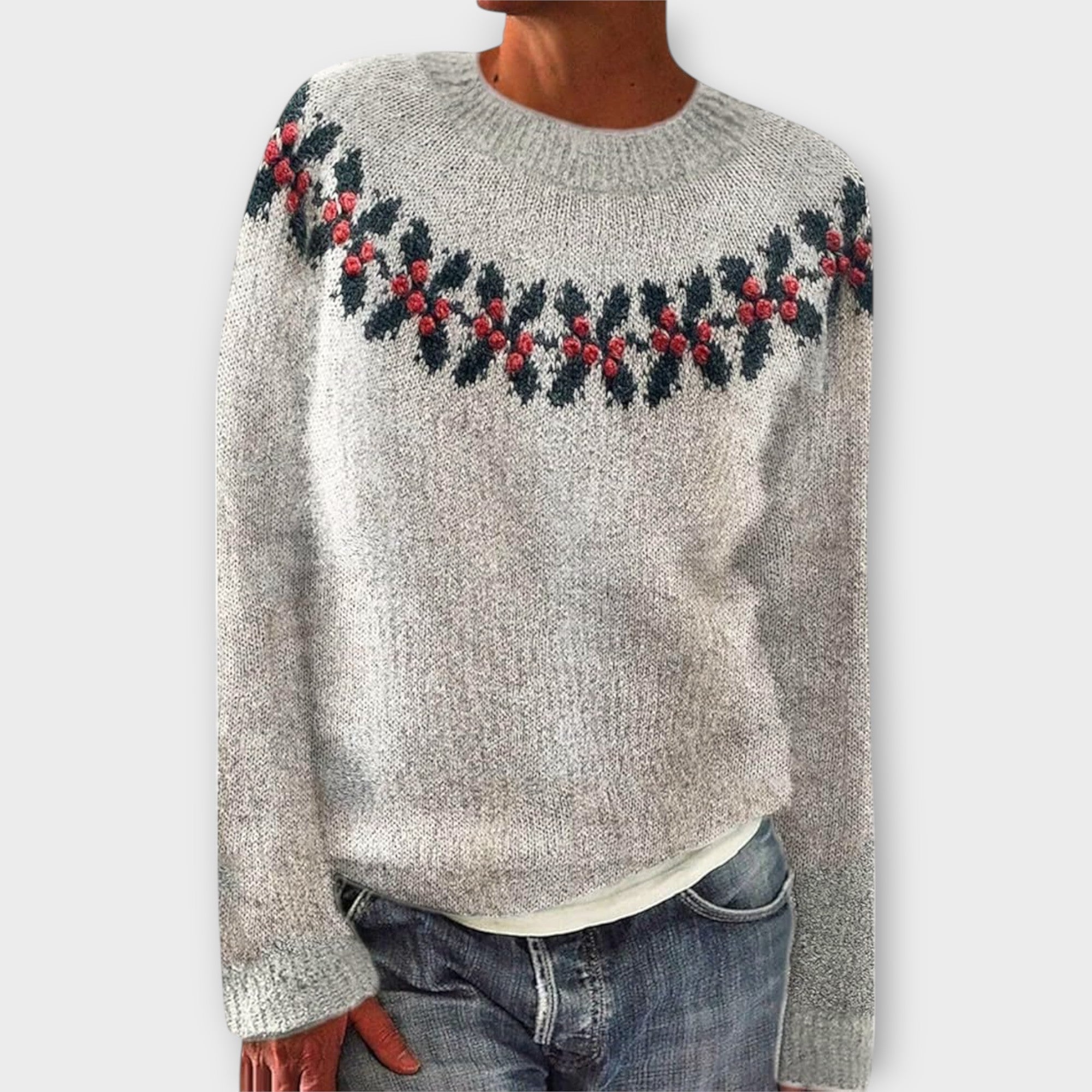 Simone - Cárdigan navideño cálido
