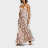 Tove - Vestidos maxi elegantes con estampado geométrico