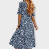 Paula - elegantes vestidos florales de tela premium