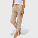 Klára - pantalones de lino elásticos