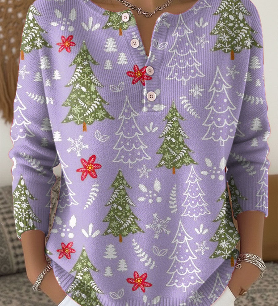 Sofie | Suéter navideño con botones