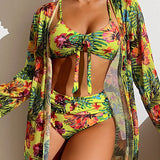 Paloma™ | Bikini con falda de flores