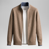 Harvey™ | Cárdigan elegante de lana con cremallera