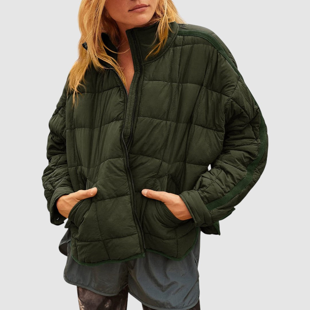 Gabriela - Chaqueta acolchada ligera y compacta con cremallera