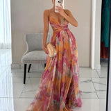 Giselle™ | Encantador vestido maxi con estampado floral