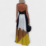 Nava - Vestido largo con la espalda descubierta