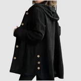 Stella - Chaqueta de terciopelo cómoda con capucha