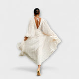 Elsa - Vestidos maxi color crema de Allegory