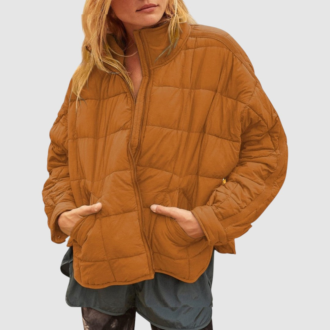 Gabriela - Chaqueta acolchada ligera y compacta con cremallera