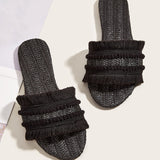Zapatillas con Flecos