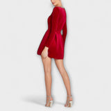 Wren - Vestidos mini de terciopelo con adornos