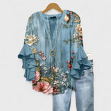 Elisabet - Blusa De Verano Para Ocasiones Especiales