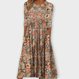 Paula - elegantes vestidos florales de tela premium