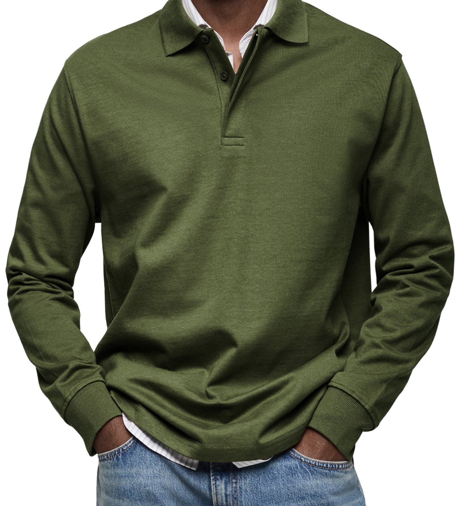 HUGO® | Polo de lujo de manga larga