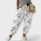 Burga - Pantalones cómodos de algodón y lana