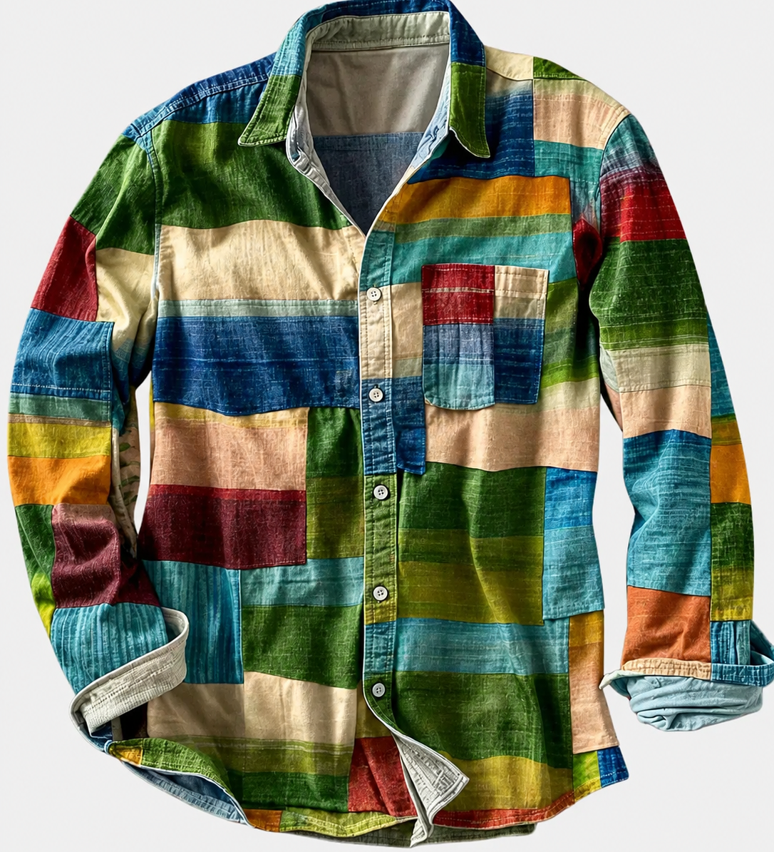 Geraldo™ | Camisa elegante con bolsillo práctico