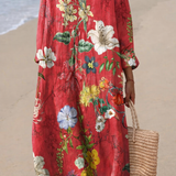 Canela™ | Vestido boho maxi