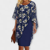Lyanna - Vestidos de chiffón con estampado floral para mujeres