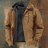 Gaspard™ | Chaqueta con capucha y cremallera elegante