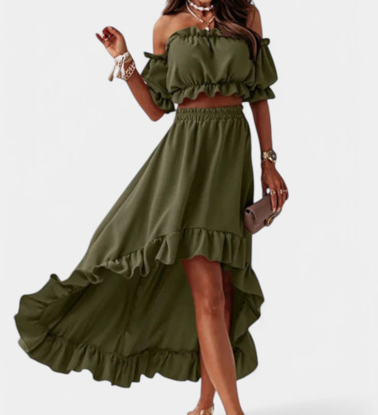 Katja Conjunto de Dos Piezas Off-Shoulder