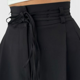 Sophie Pantalones de pierna ancha con cordones