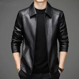 Leo™ | Chaqueta de cuero informal