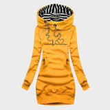Helena - vestido de punto con diseño de corazones