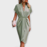 Serena - Vestido midi envolvente