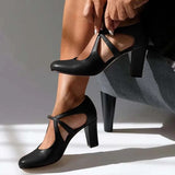 Jonna™ | Elegantes tacones de piel