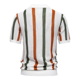 FluxStripe Polo de cuello en V
