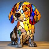 Pirouette – Lámpara mágica para perros de vidrio coloreado