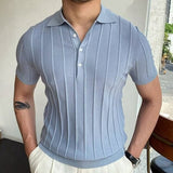 Marvion Knit Stripe Polo