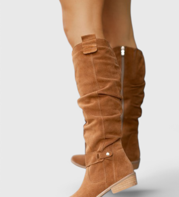 Celine Botas Altas de Estilo Retro