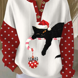 Maria | Sudadera navideña Mila con gato