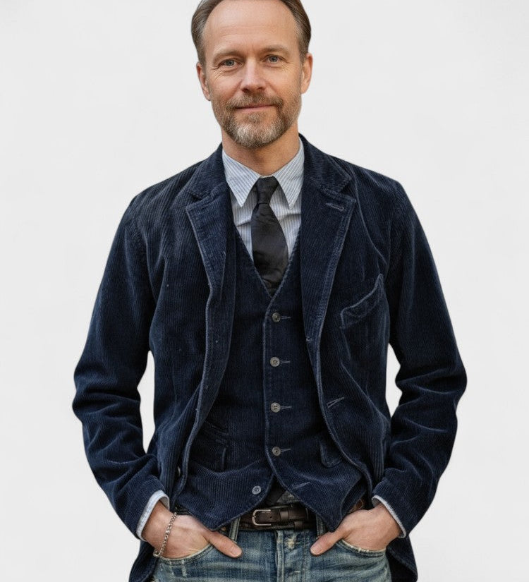 Radek™ | Chaqueta y chaleco de estilo vintage
