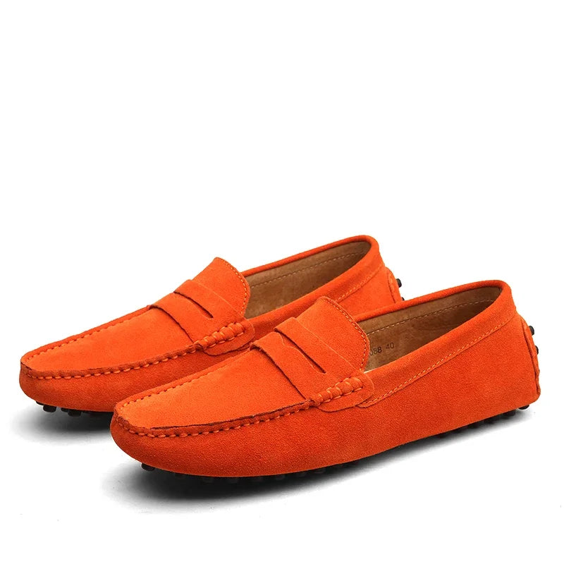 Mocasines casuales de ante