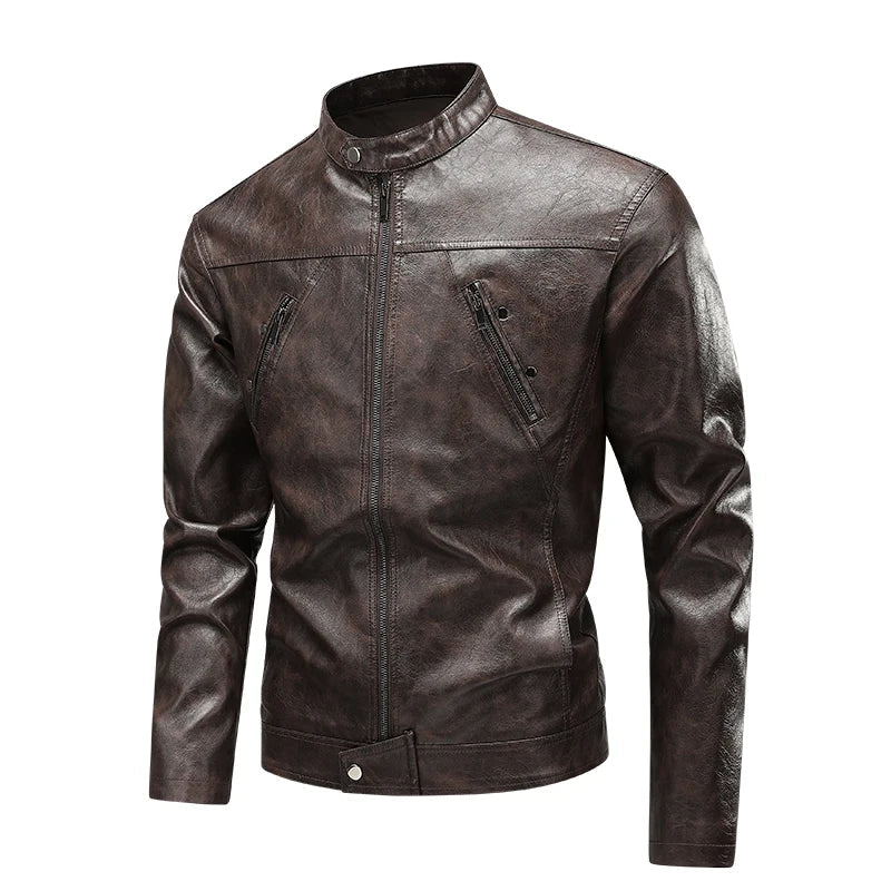 Juan™ | Chaqueta de Cuero Estilo Piloto Americano