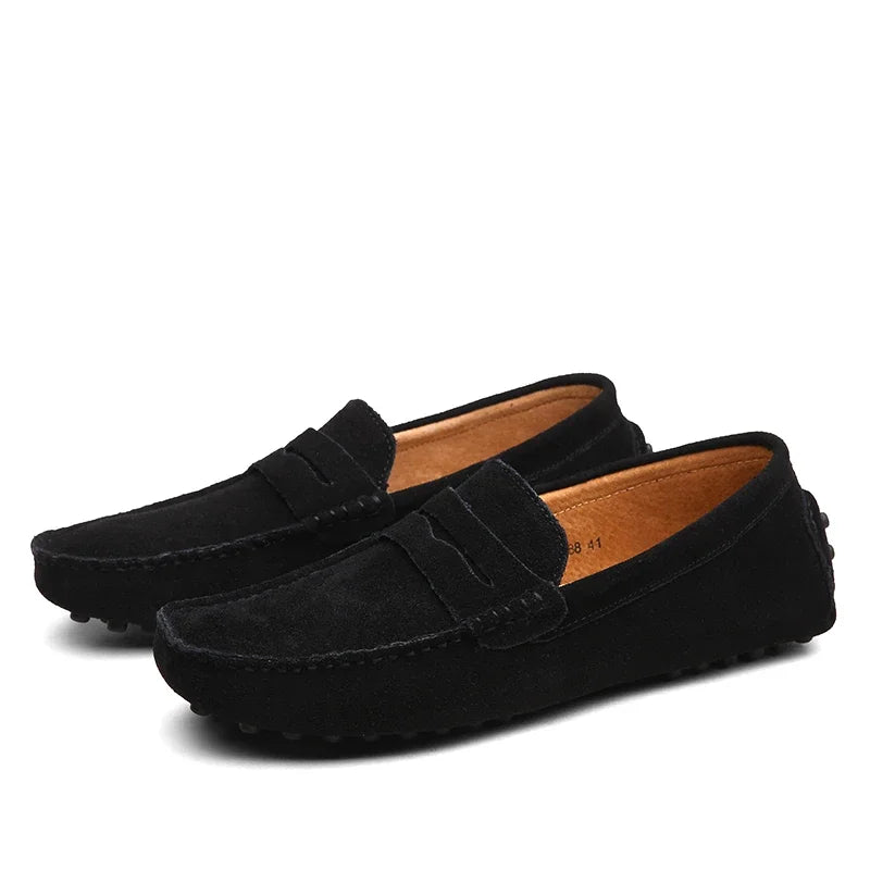 Mocasines casuales de ante