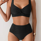 Adriana™ | Conjunto de bikini de cintura alta para el verano