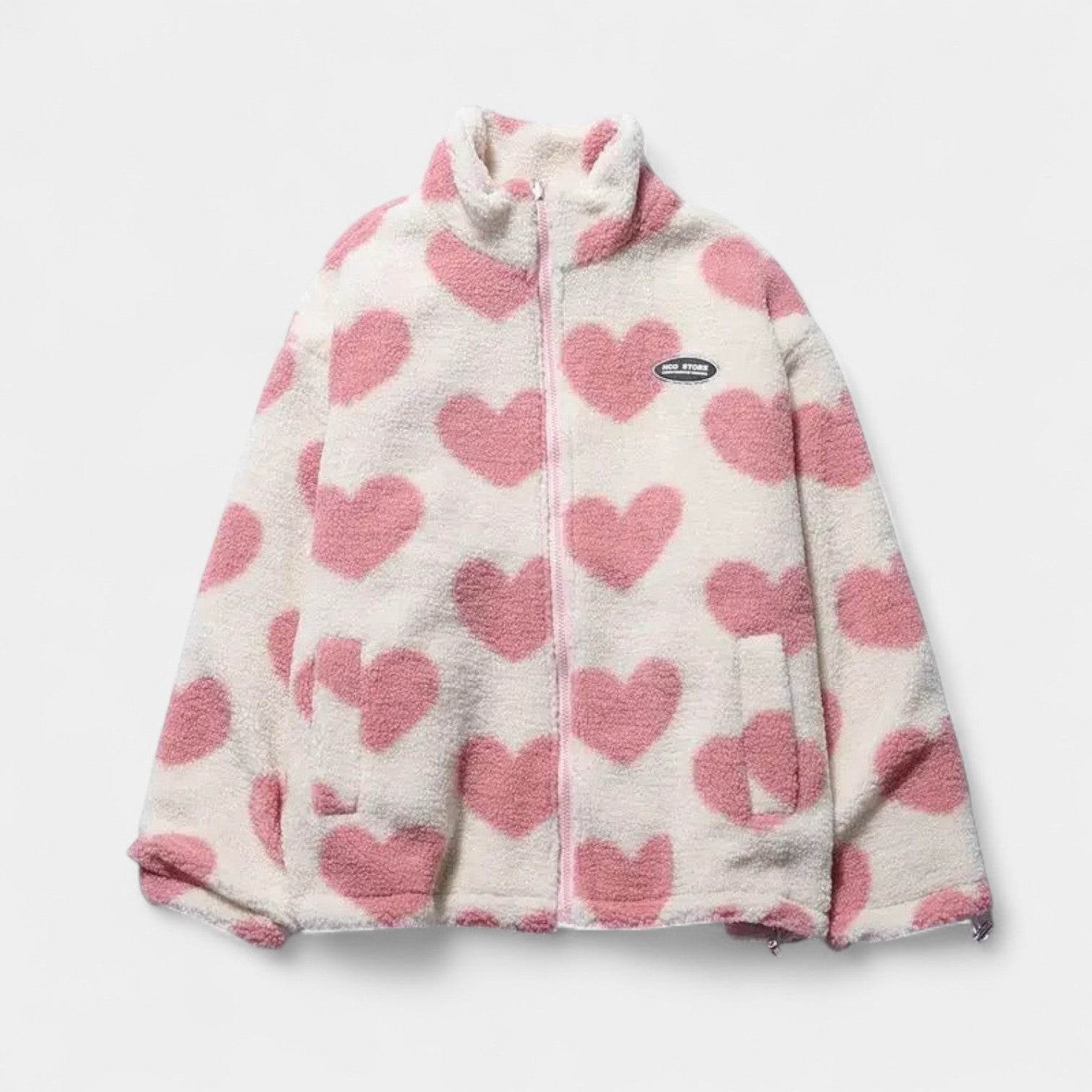 Maja – abrigo reversible con corazones