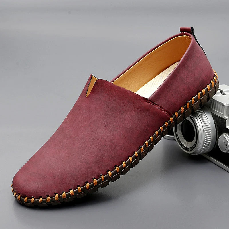 Mocasines de piel Santorini