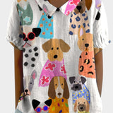 Pippa™ | Camiseta con estampado de perros
