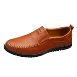 Elegantes mocasines de piel