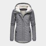 Anna™ | Chaqueta otoñal larga de felpa