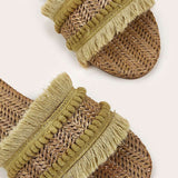 Zapatillas con Flecos