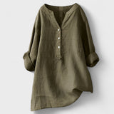 Freja - Camisa cómoda con botones