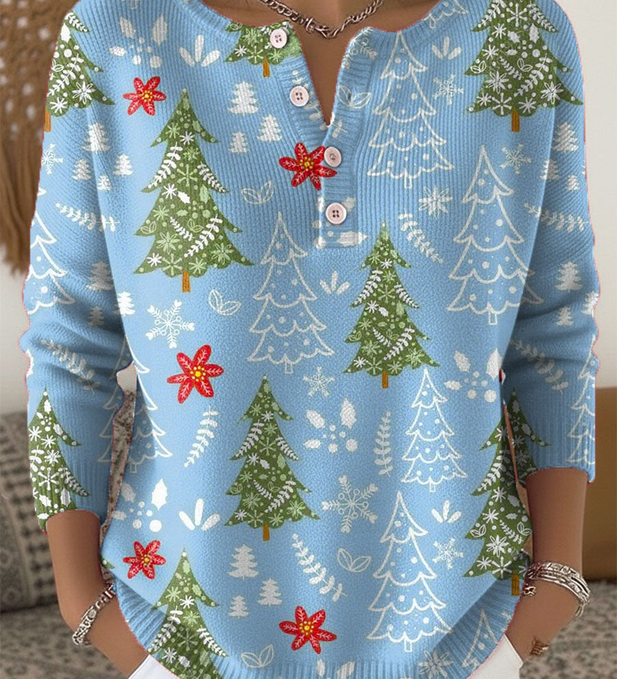Sofie | Suéter navideño con botones