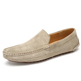 Mocasines elegantes de ante de primera calidad
