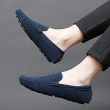 Mocasines de ante