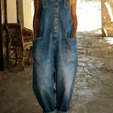 Juul | Mono de denim con tirantes ajustables